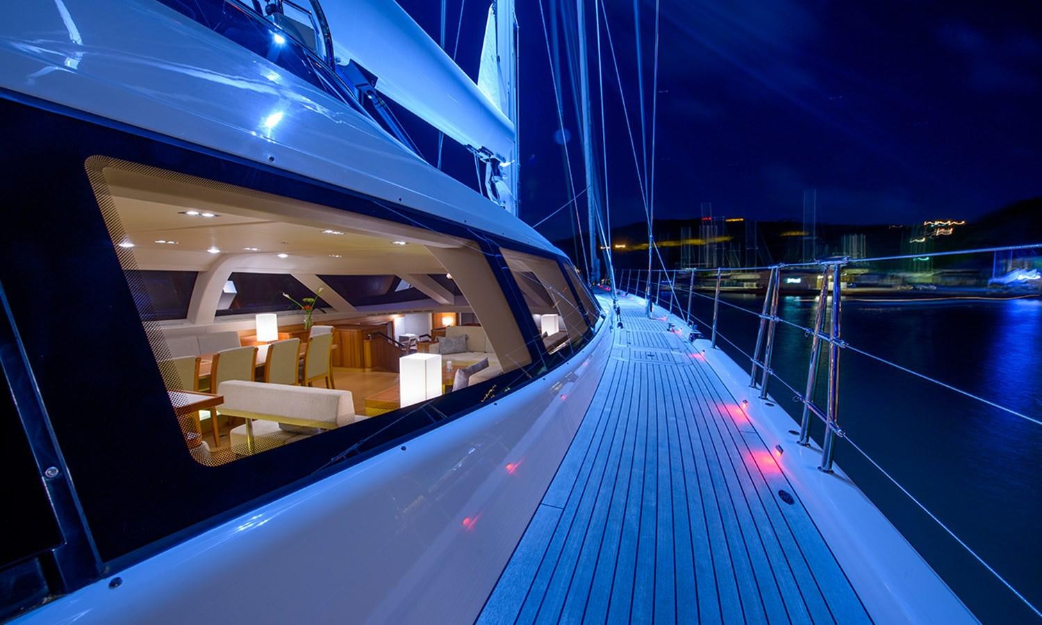 a boat on the water aboard TWILIGHT Yacht for Sale