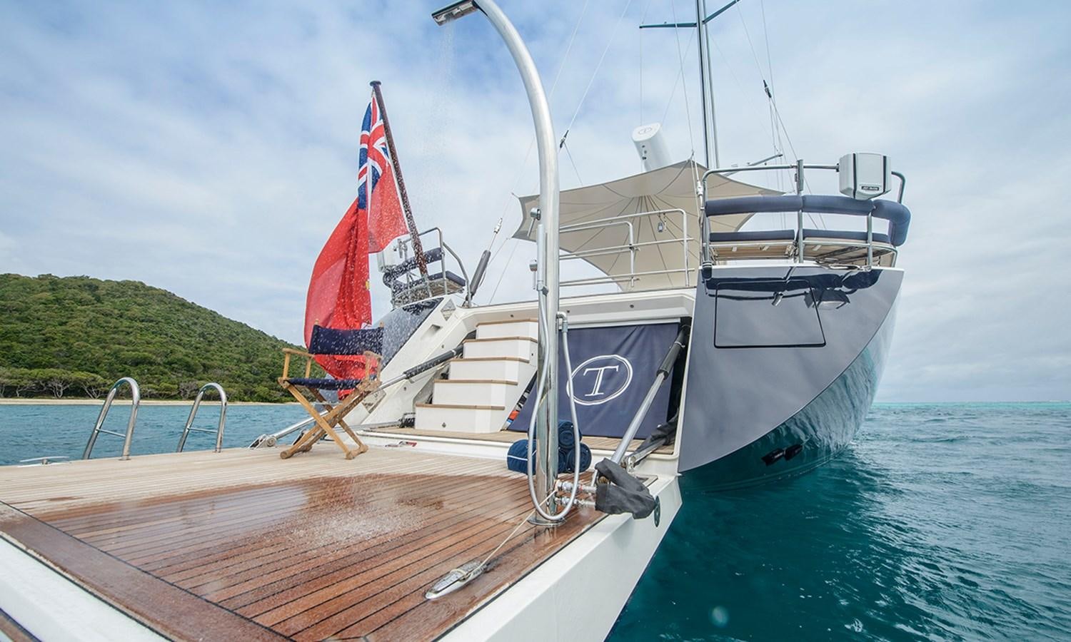 a boat on the water aboard TWILIGHT Yacht for Sale