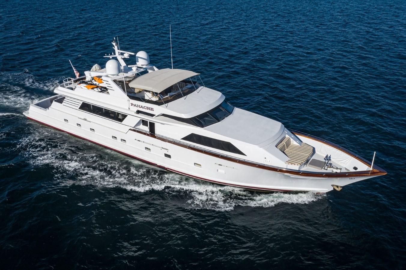 a ship in the water aboard PANACHE Yacht for Sale