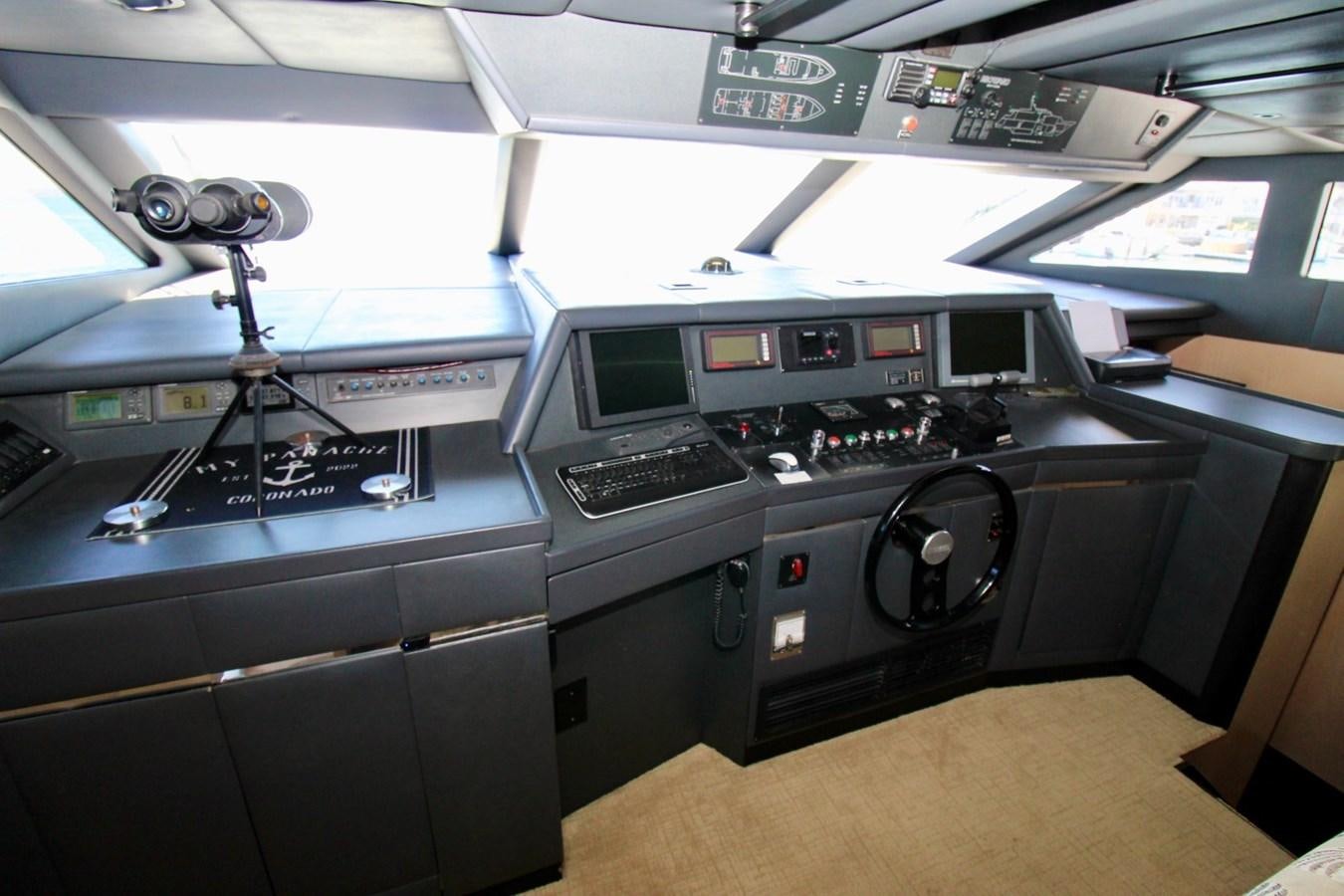 a room with electronic equipment aboard PANACHE Yacht for Sale