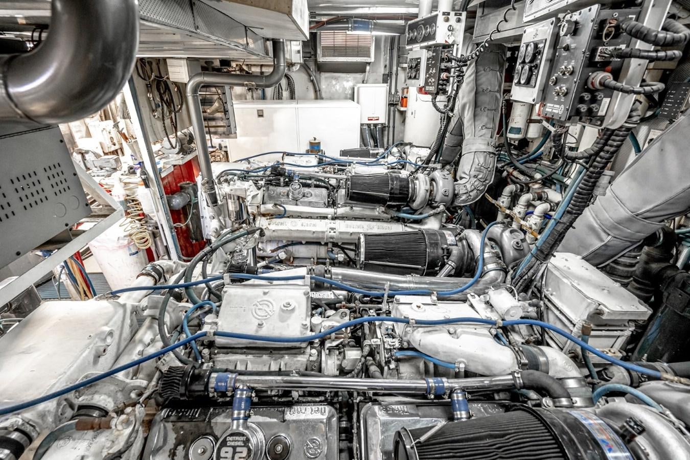 a close-up of a machine aboard PANACHE Yacht for Sale