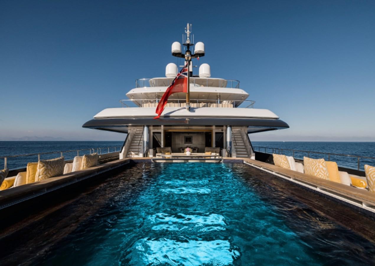 a boat on a body of water aboard LOON Yacht for Sale