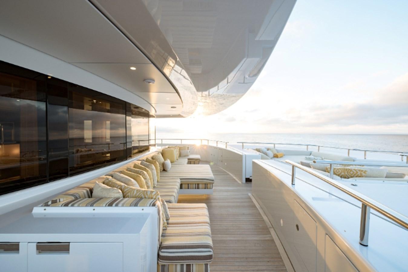 a boat on the water aboard LOON Yacht for Sale