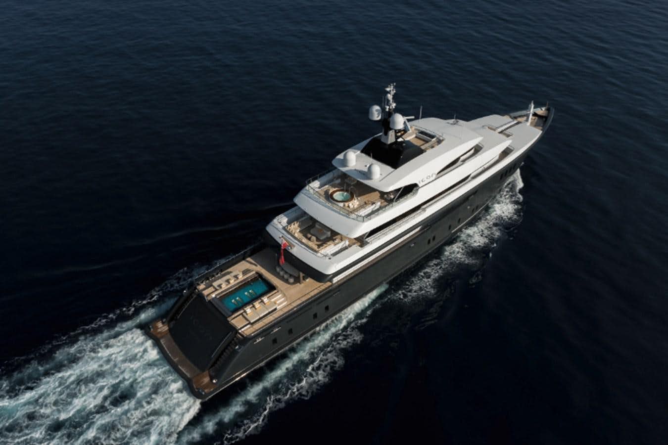 a ship on the water aboard LOON Yacht for Sale