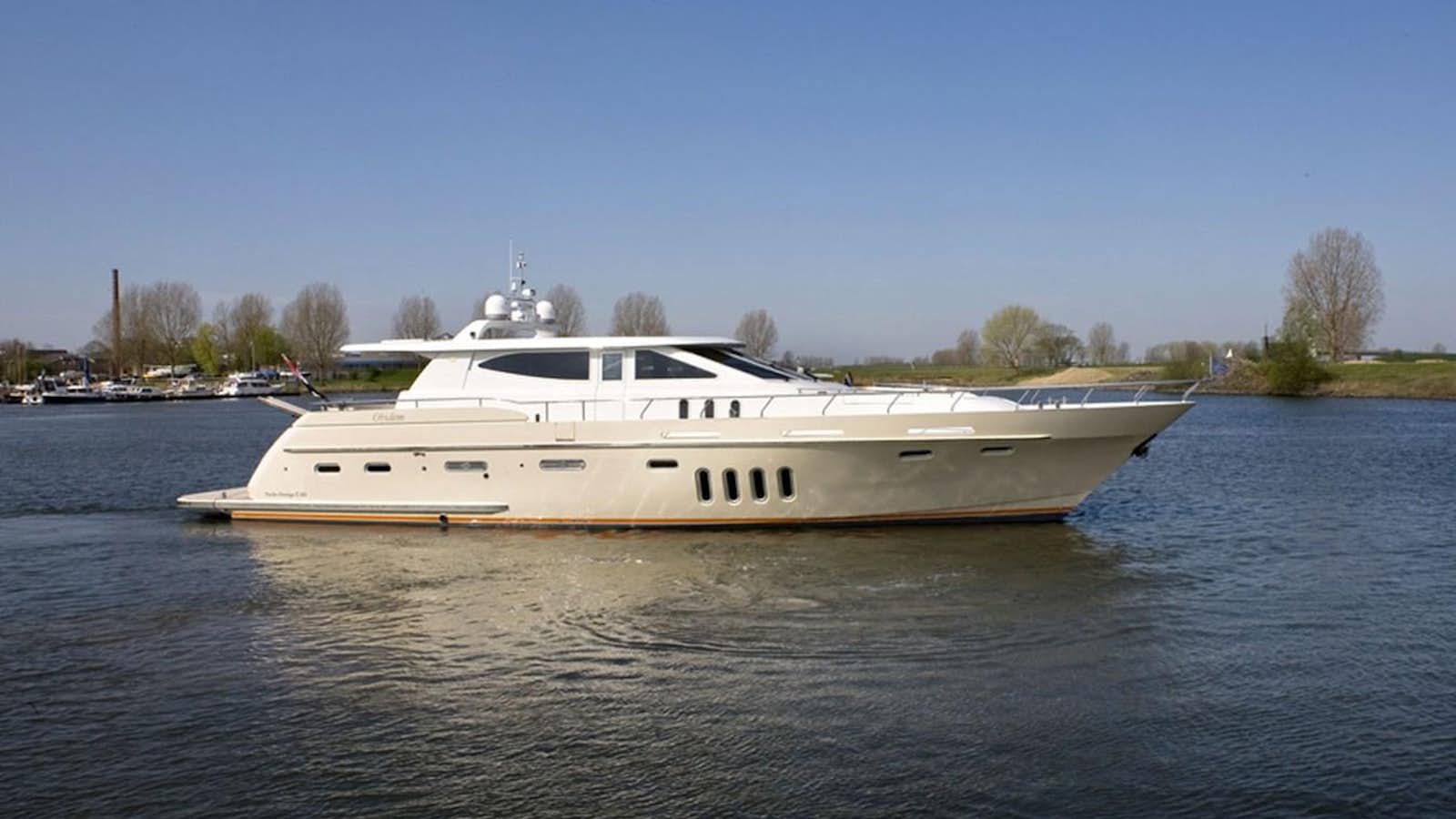 a boat on the water aboard LADY ROSE Yacht for Sale
