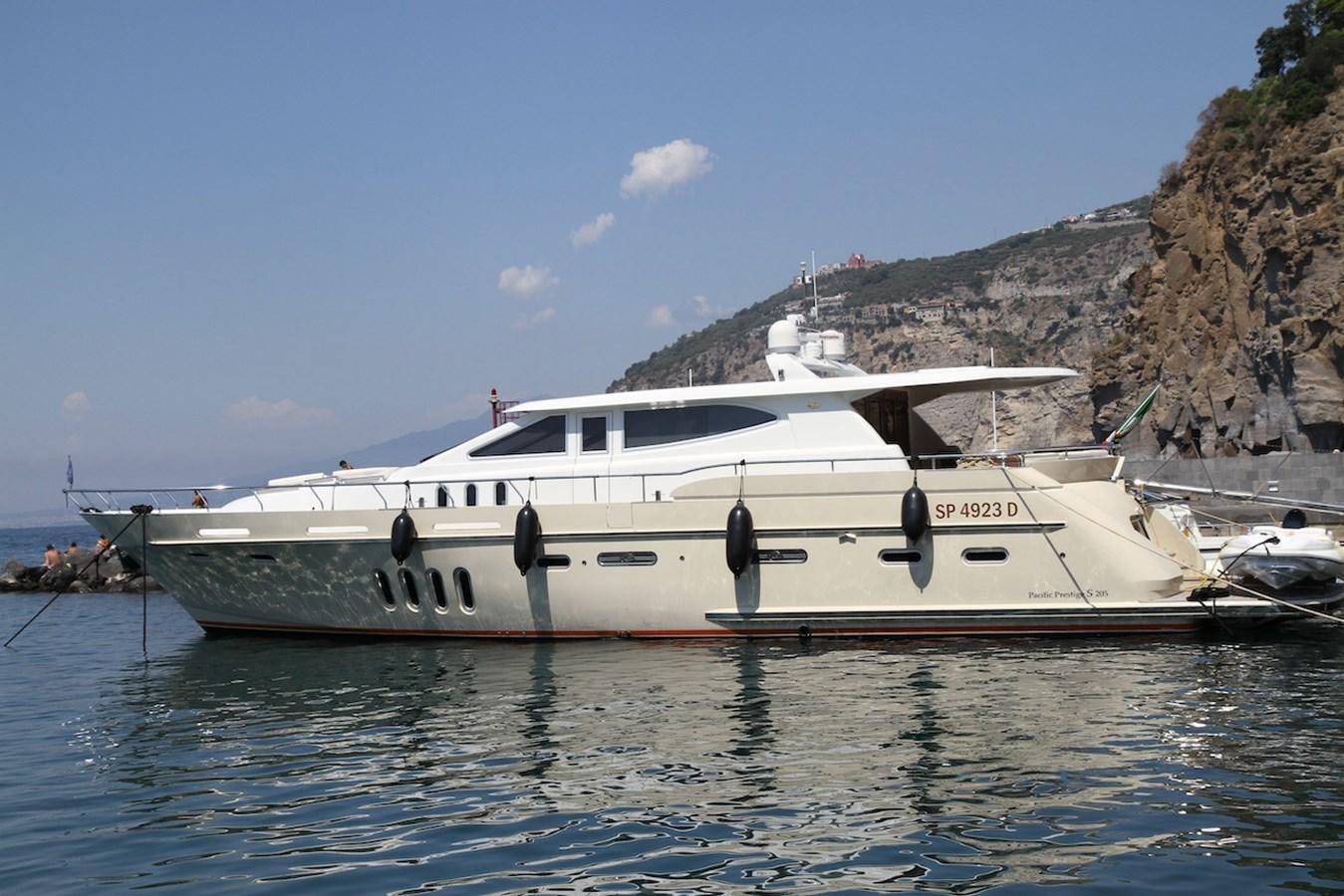 a white yacht in the water aboard LADY ROSE Yacht for Sale