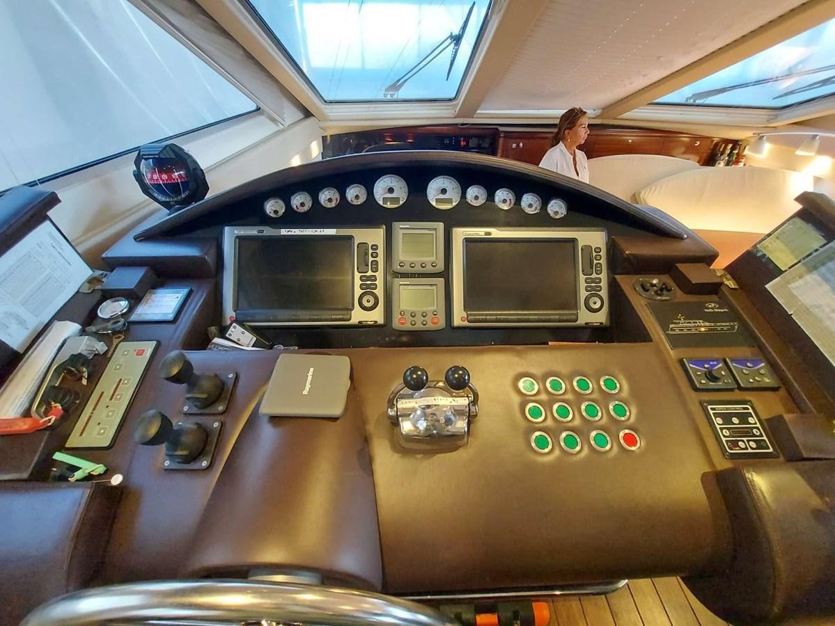 a cockpit of an airplane aboard LADY ROSE Yacht for Sale