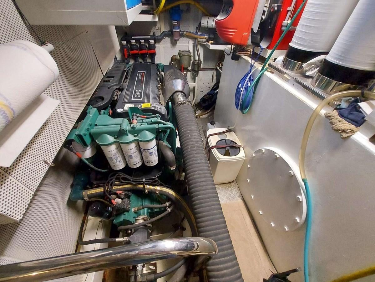 a machine with a large piece of equipment in it aboard LADY ROSE Yacht for Sale