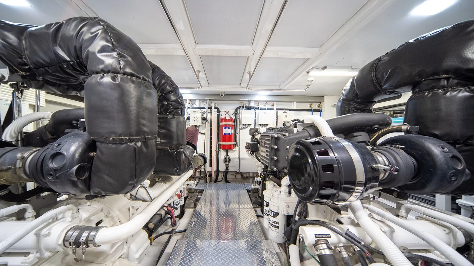 a machine inside a building aboard SEA CZAR Yacht for Sale
