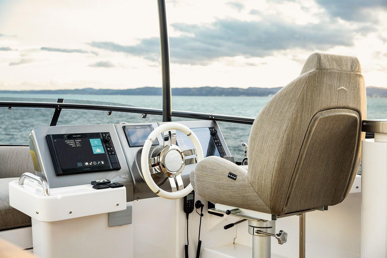 a cockpit of a plane aboard 66 MAGELLANO Yacht for Sale