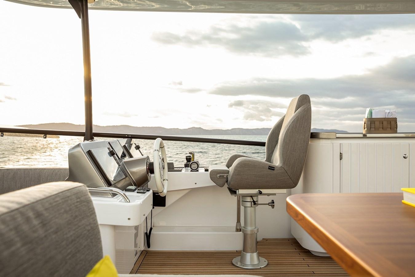 a boat on the water aboard 66 MAGELLANO Yacht for Sale