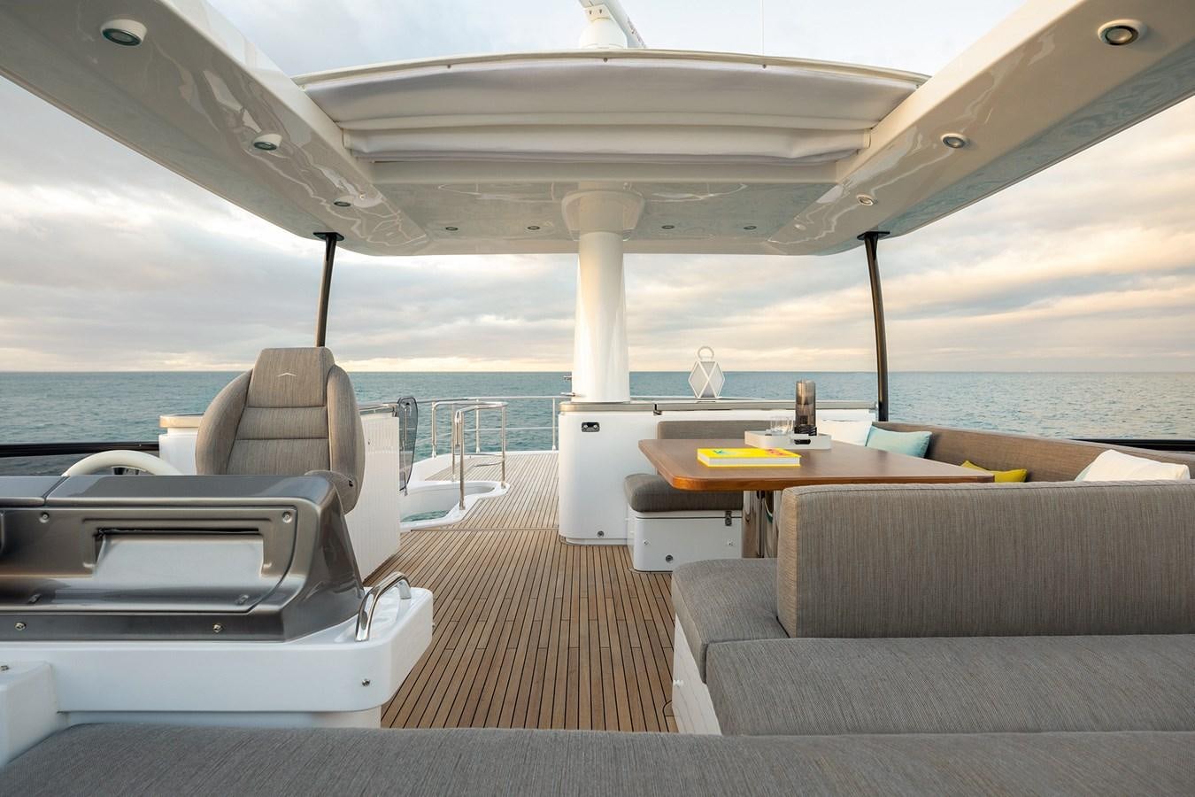 a boat on the water aboard 66 MAGELLANO Yacht for Sale