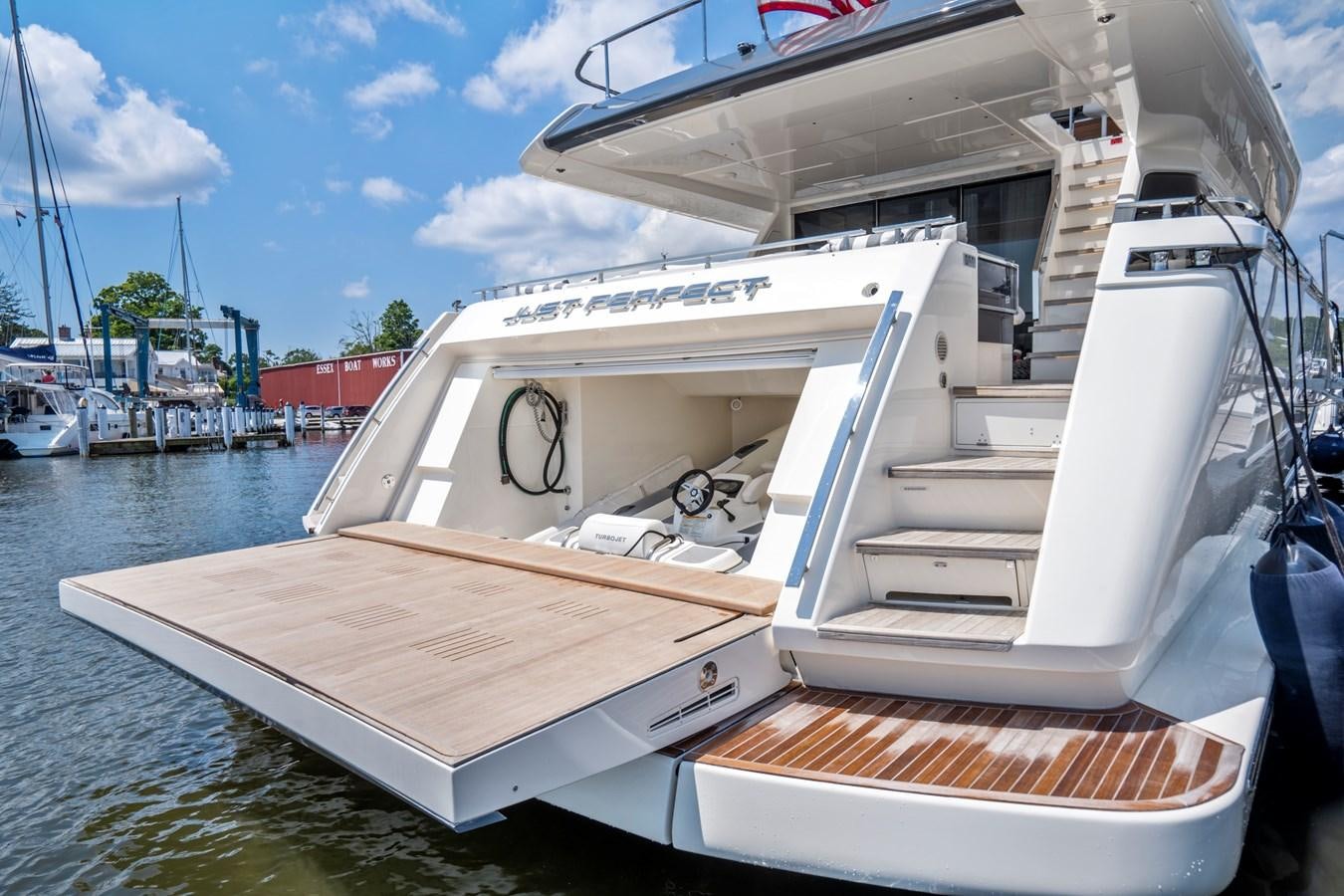 a boat on the water aboard PINCH ME Yacht for Sale
