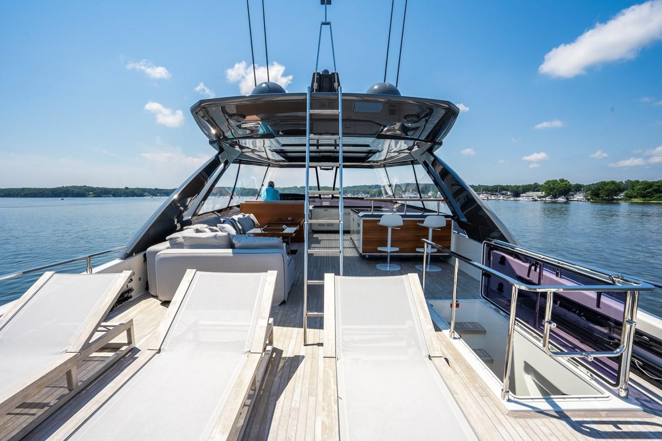 a boat on the water aboard PINCH ME Yacht for Sale
