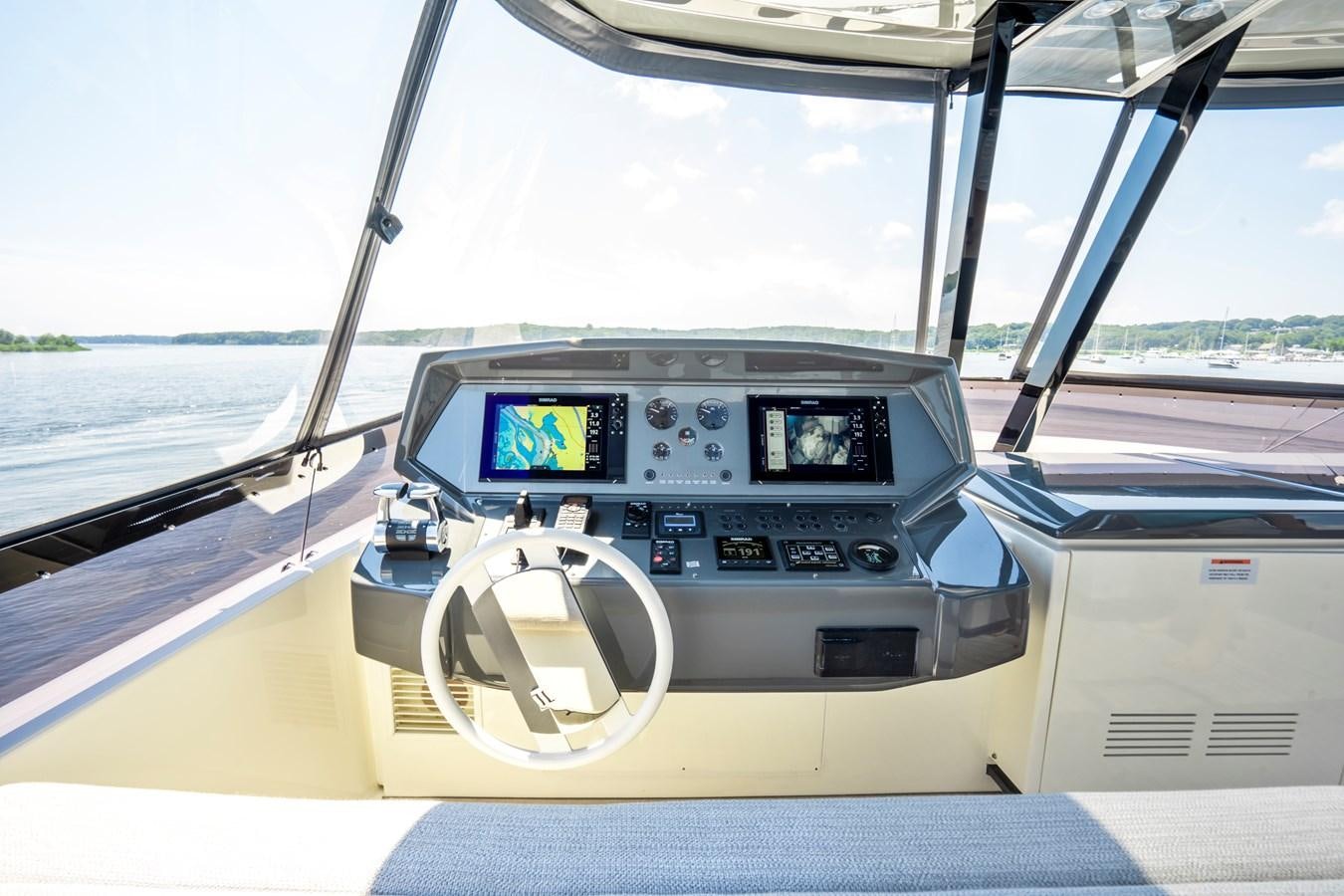 the interior of a car aboard PINCH ME Yacht for Sale