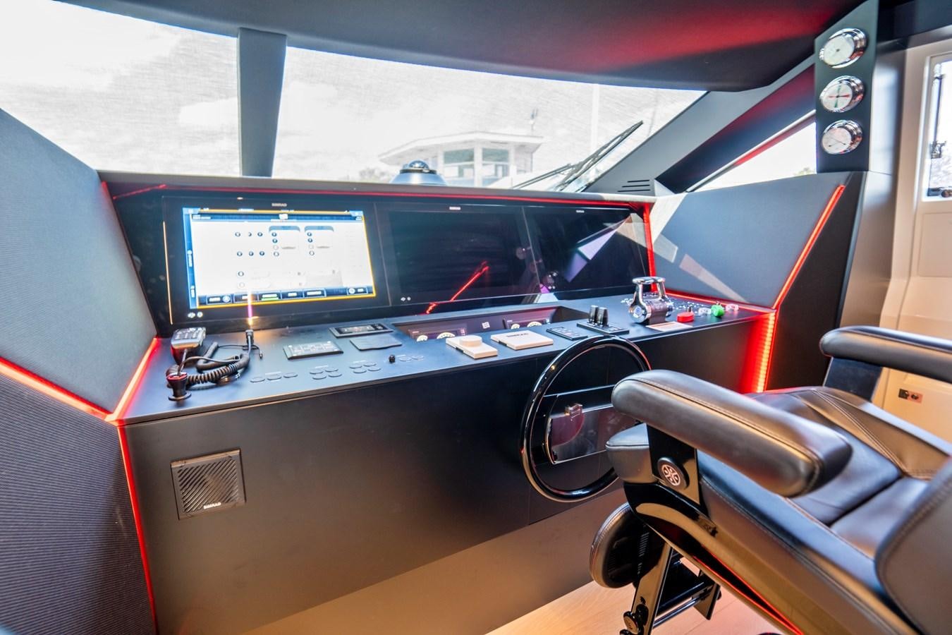 inside of a vehicle aboard PINCH ME Yacht for Sale
