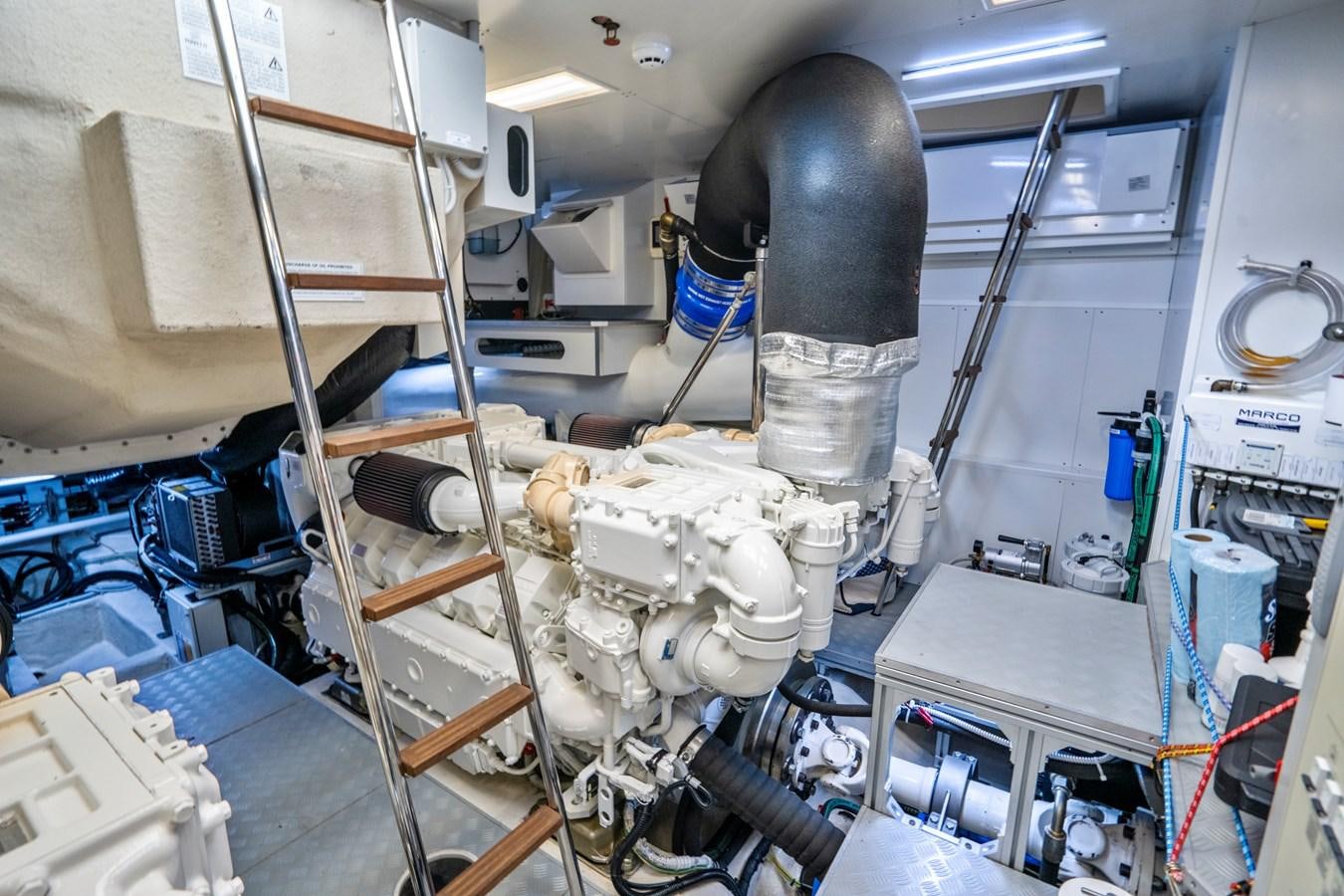 a room with machinery and equipment aboard PINCH ME Yacht for Sale