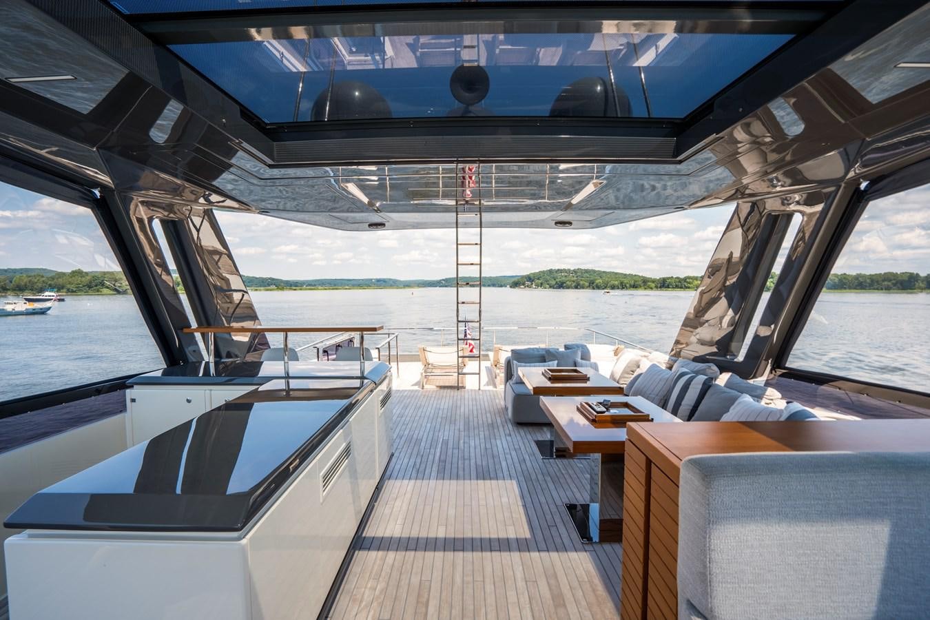 a boat on the water aboard PINCH ME Yacht for Sale