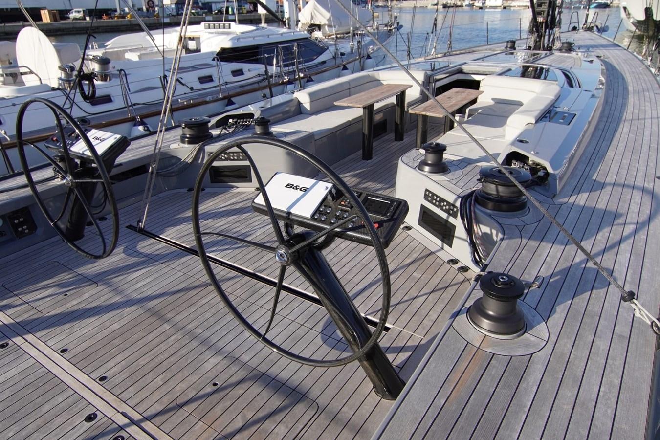 a model of a ship aboard NYUMBA Yacht for Sale