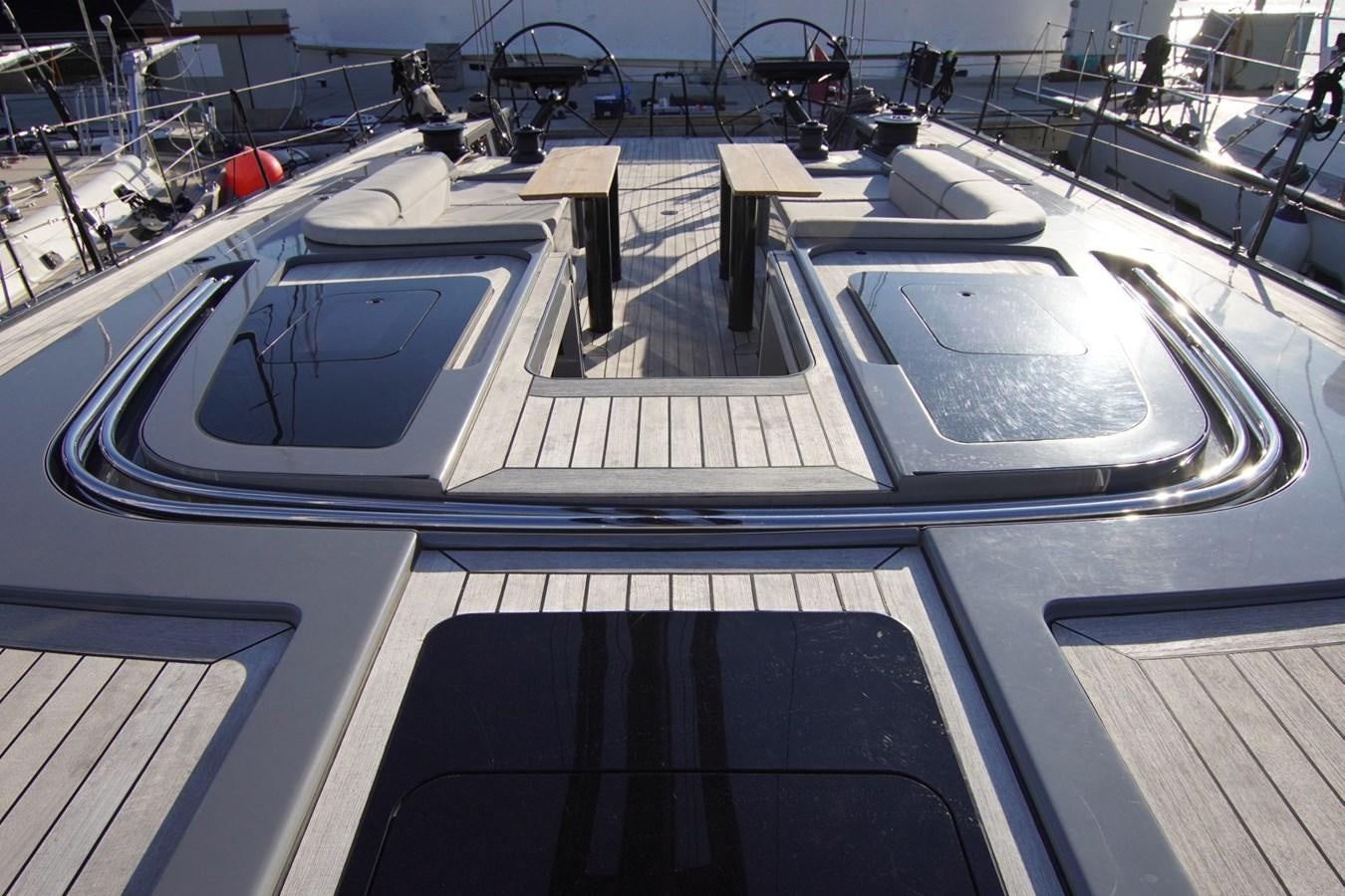 a large white machine with a black frame aboard NYUMBA Yacht for Sale