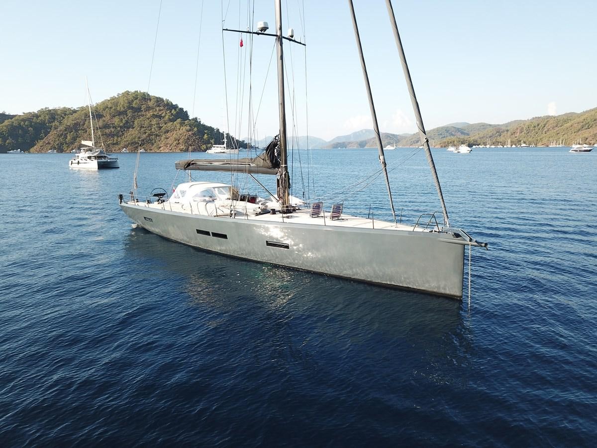 a boat in the water aboard NYUMBA Yacht for Sale