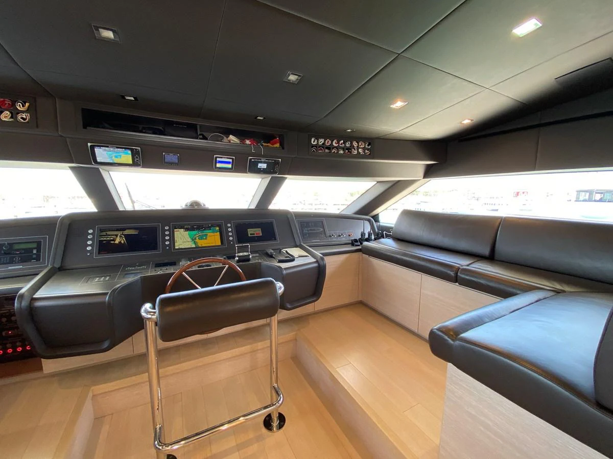inside of a vehicle aboard NYALA OF AFRICA Yacht for Sale