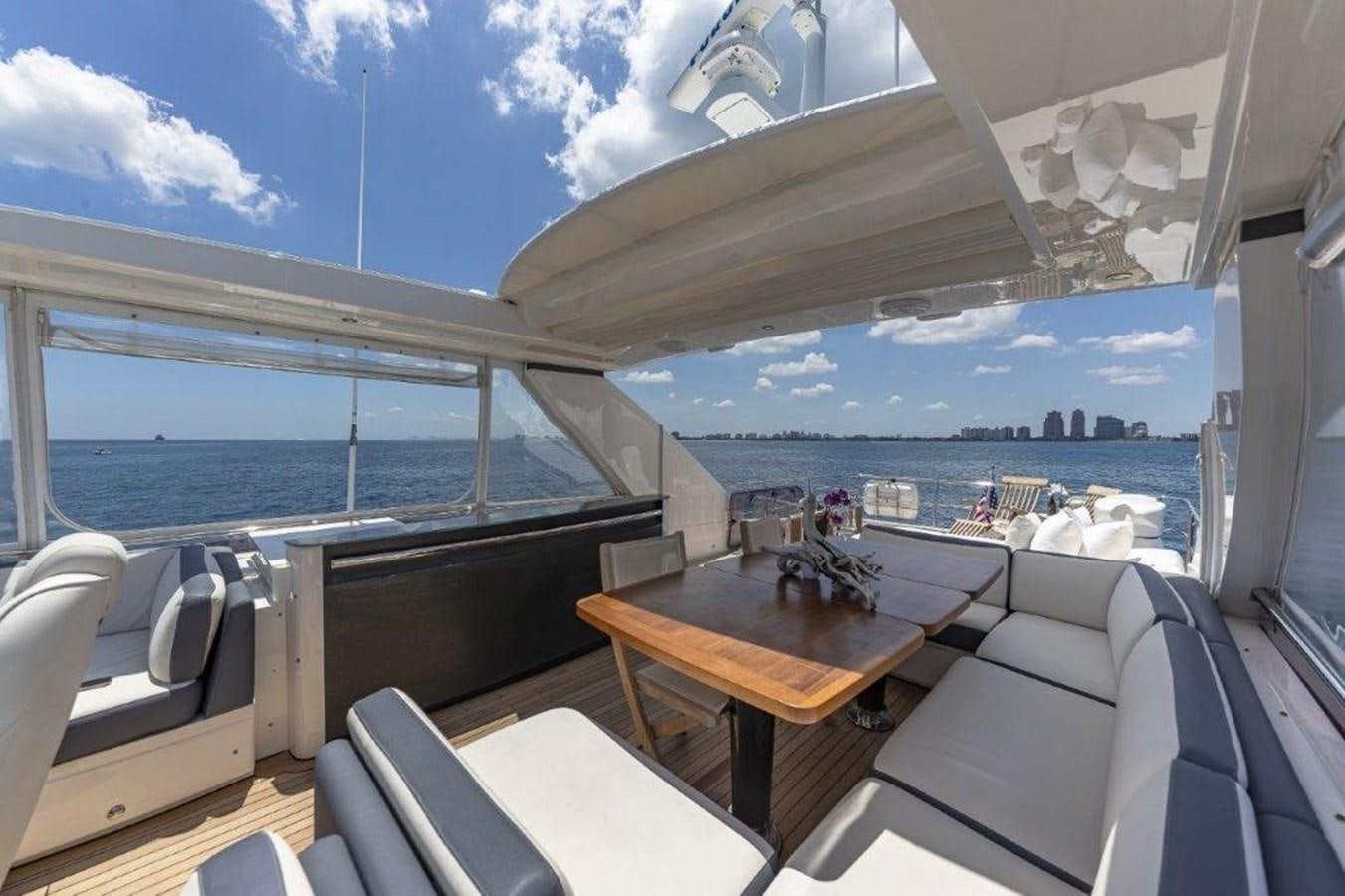 a boat with a view of the water and a city aboard SIMPLER Yacht for Sale
