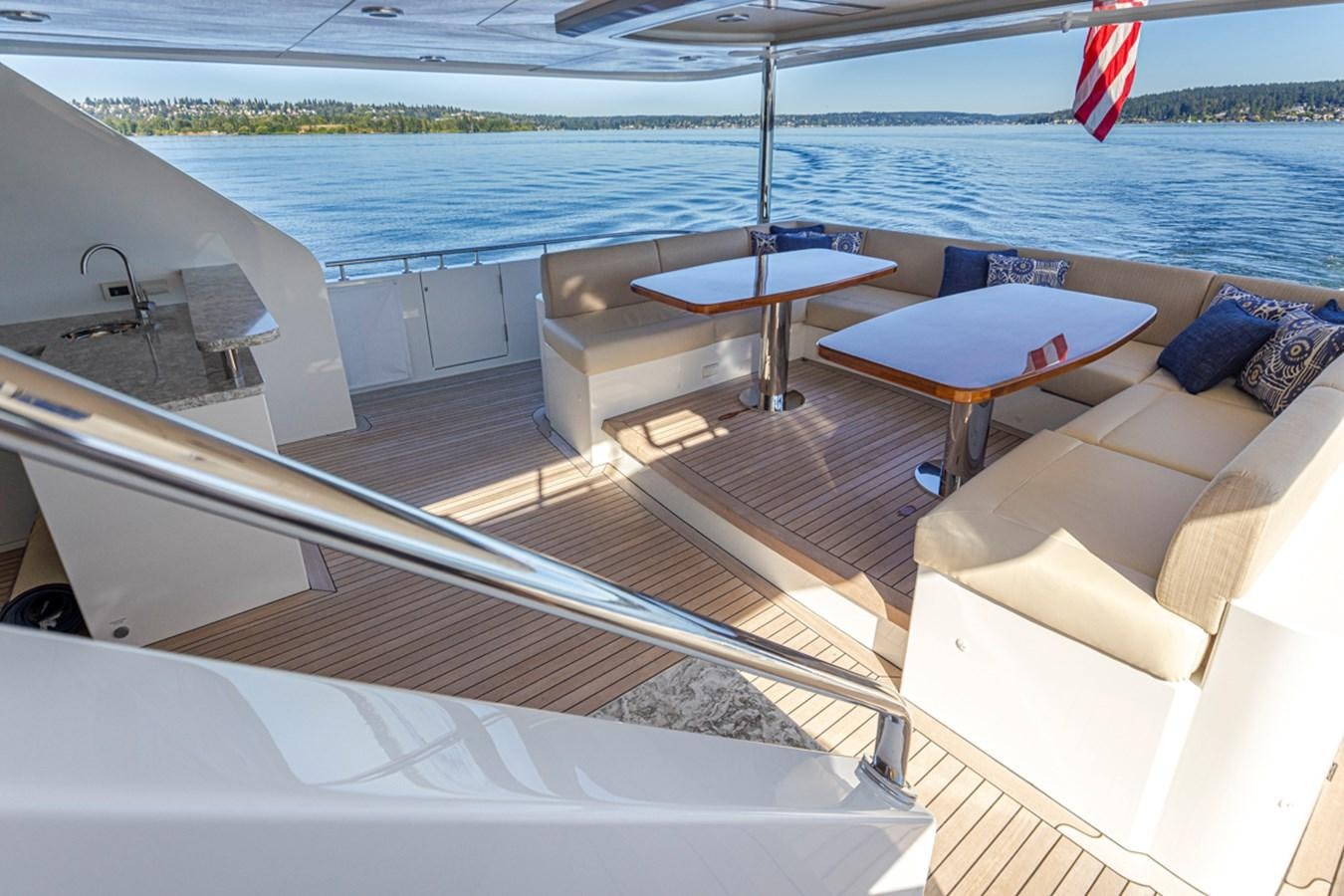 a boat on the water aboard LANIKAI Yacht for Sale