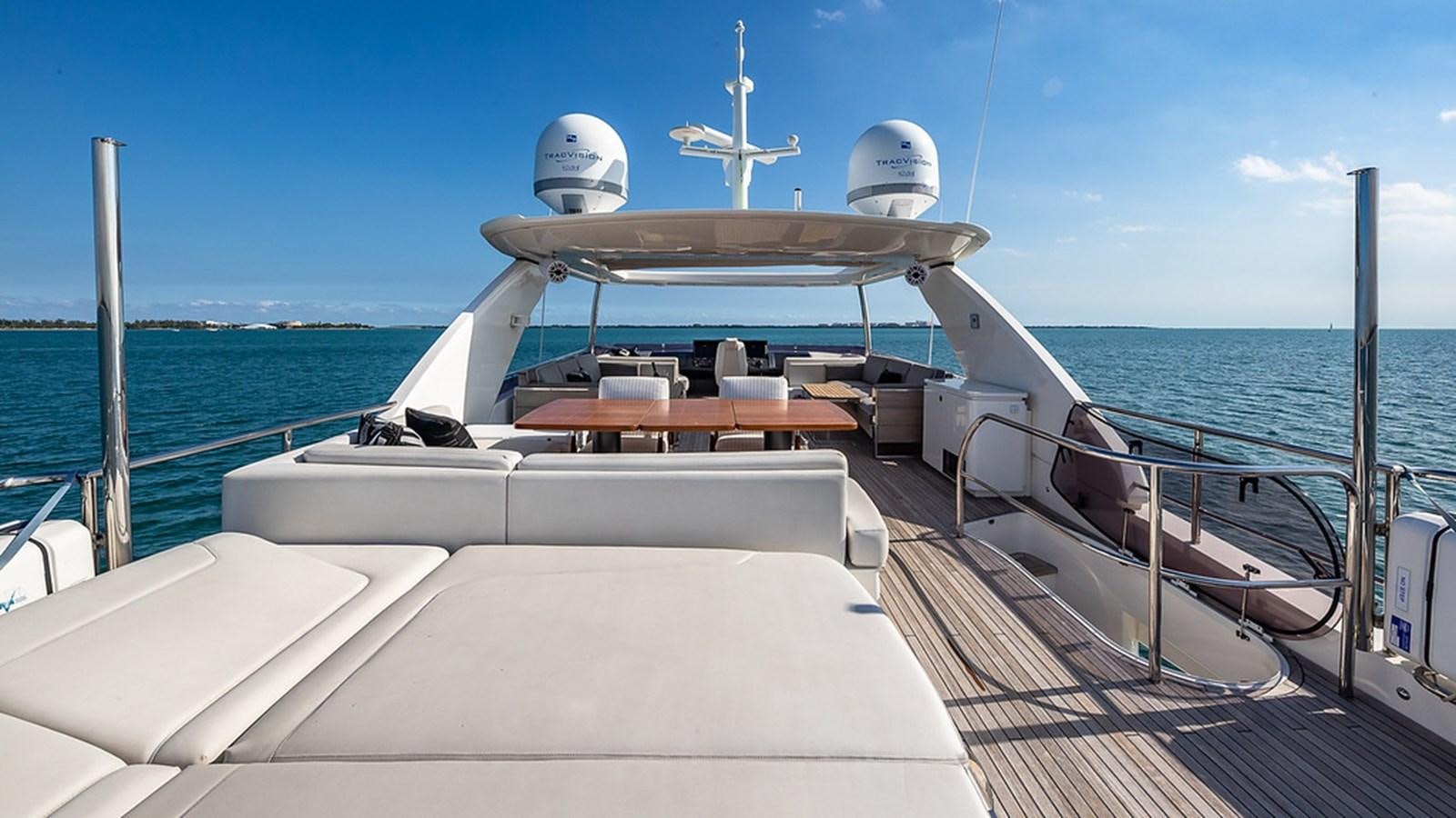 a boat on the water aboard 88' PRINCESS 2015 Yacht for Sale