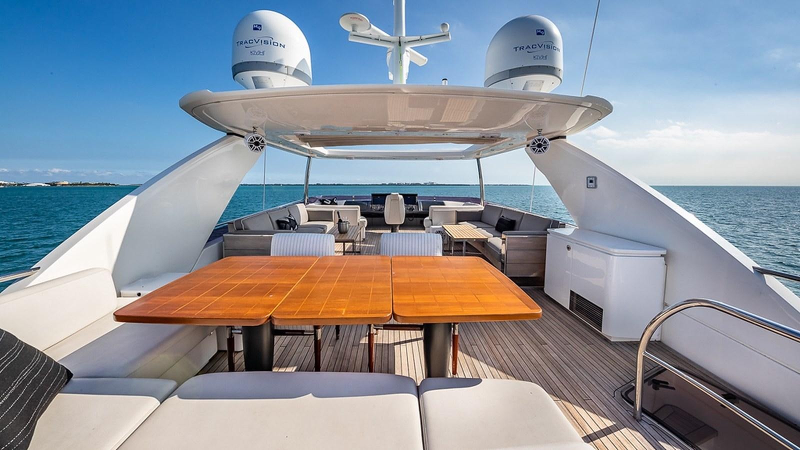 a boat on the water aboard 88' PRINCESS 2015 Yacht for Sale
