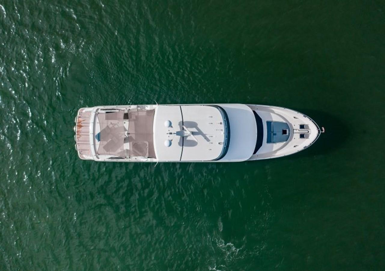 a white object in the grass aboard SWEET SALT Yacht for Sale