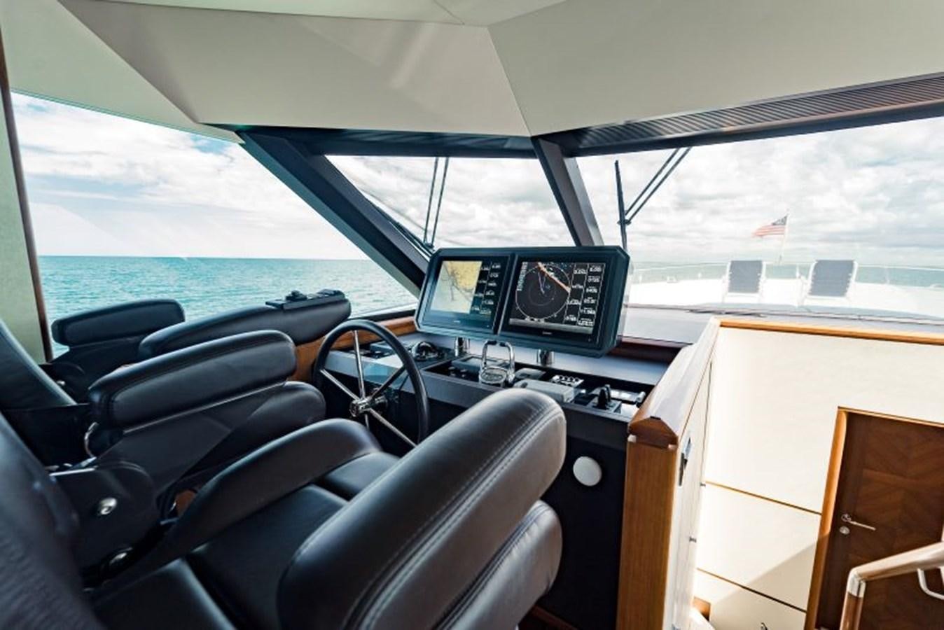 inside of a car aboard SWEET SALT Yacht for Sale