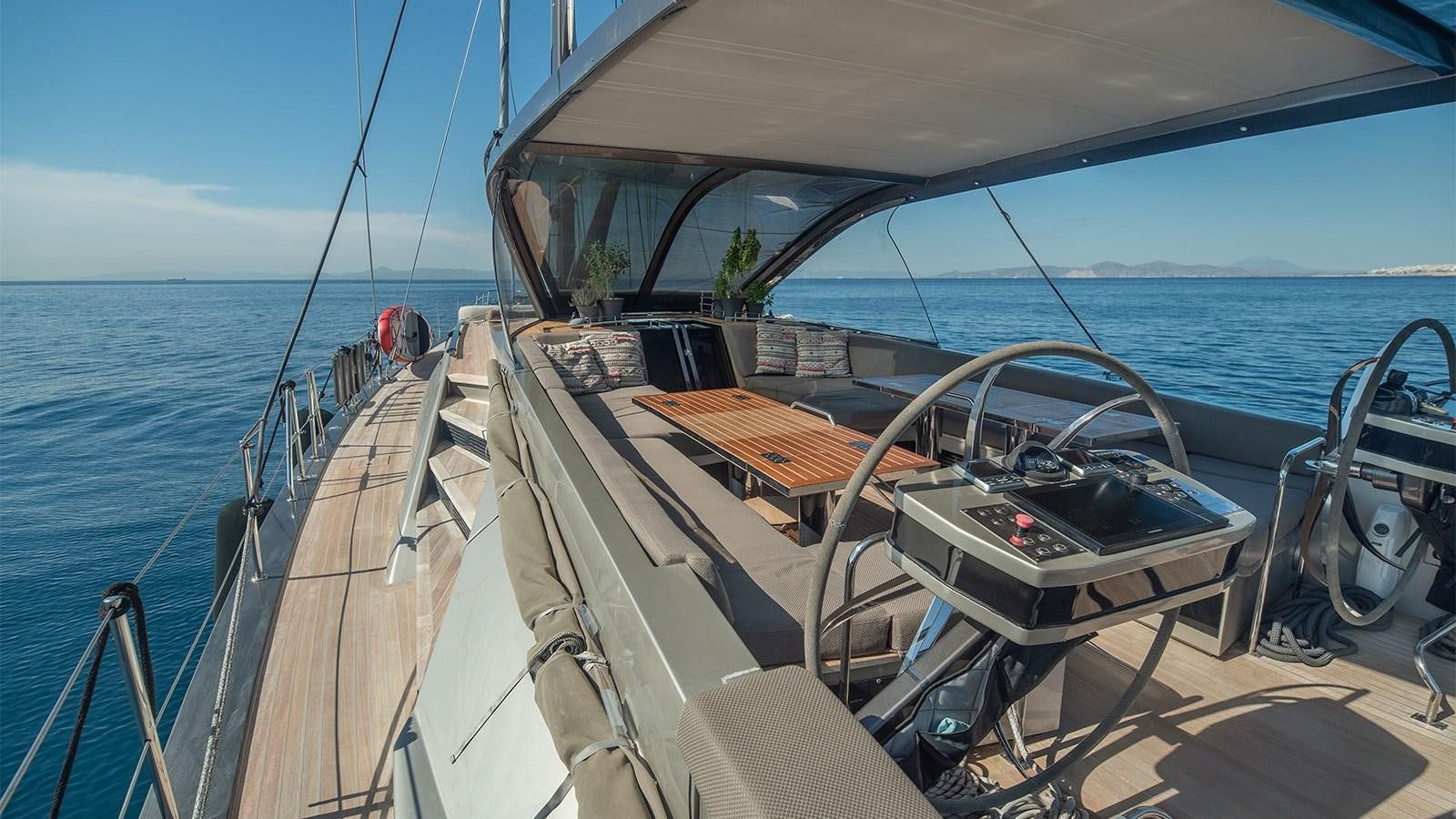 a boat on the water aboard GIGRECA Yacht for Sale