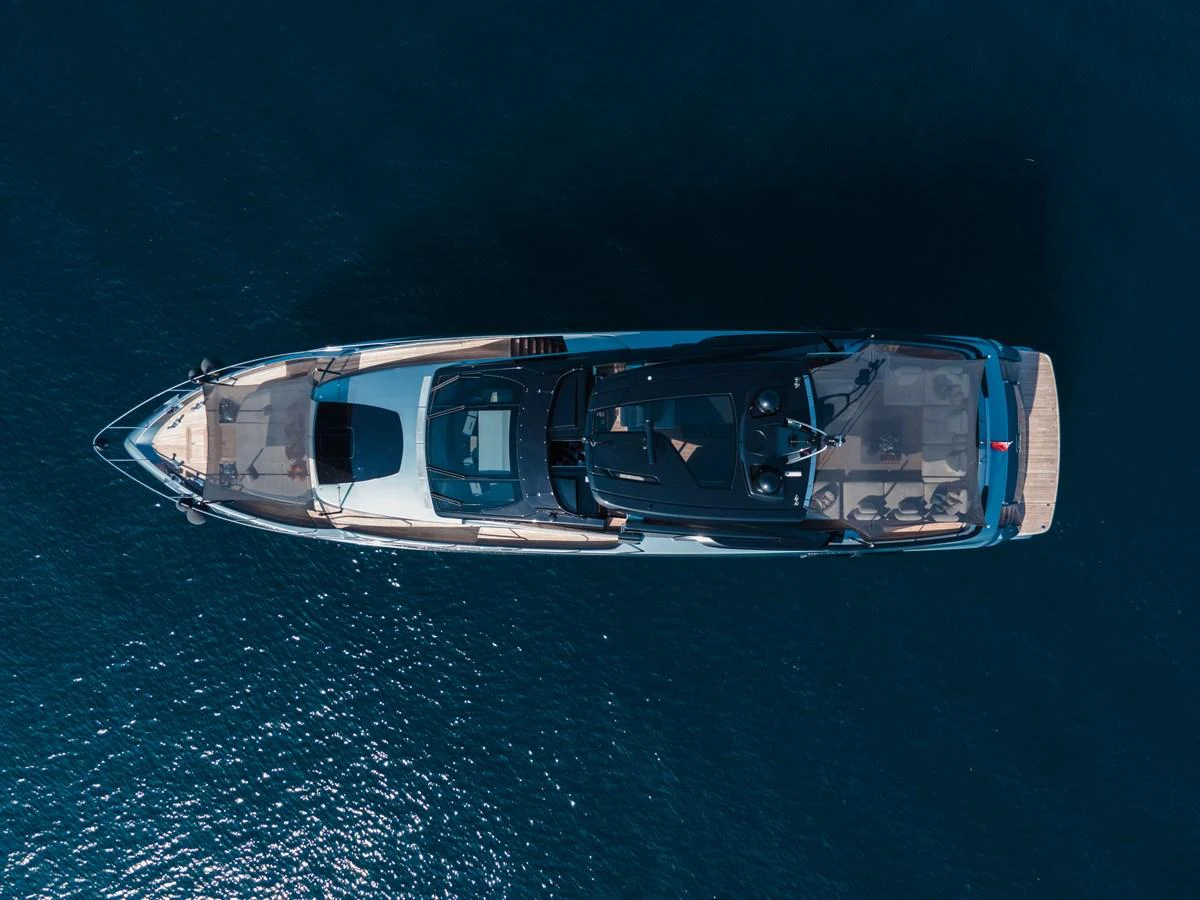 a boat in the water aboard O4 Yacht for Sale