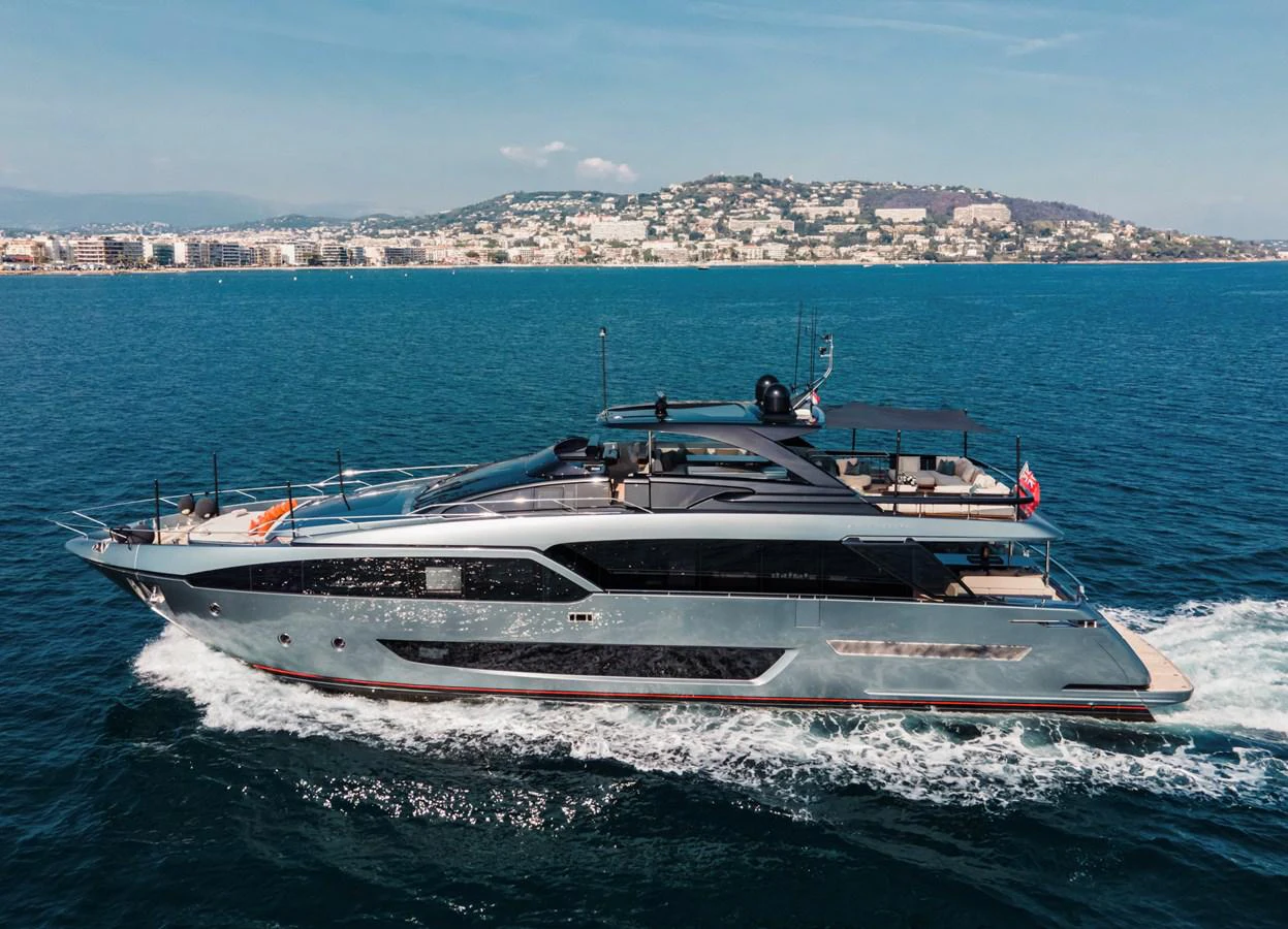 a boat on the water aboard O4 Yacht for Sale