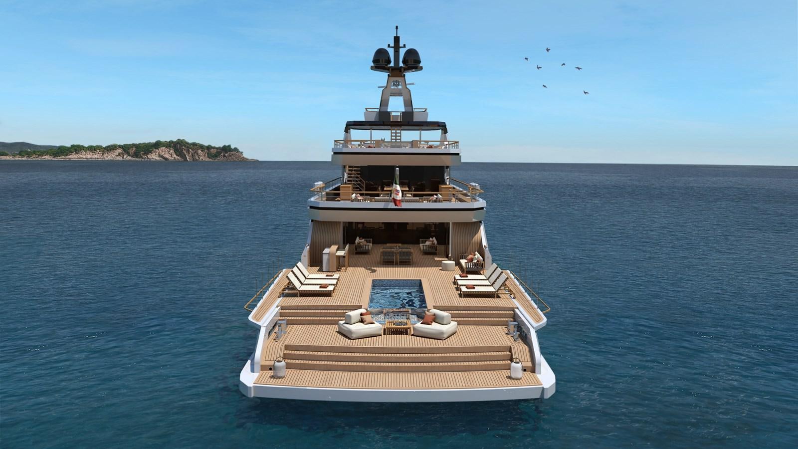 a boat on the water aboard BOW SPRIT Yacht for Sale