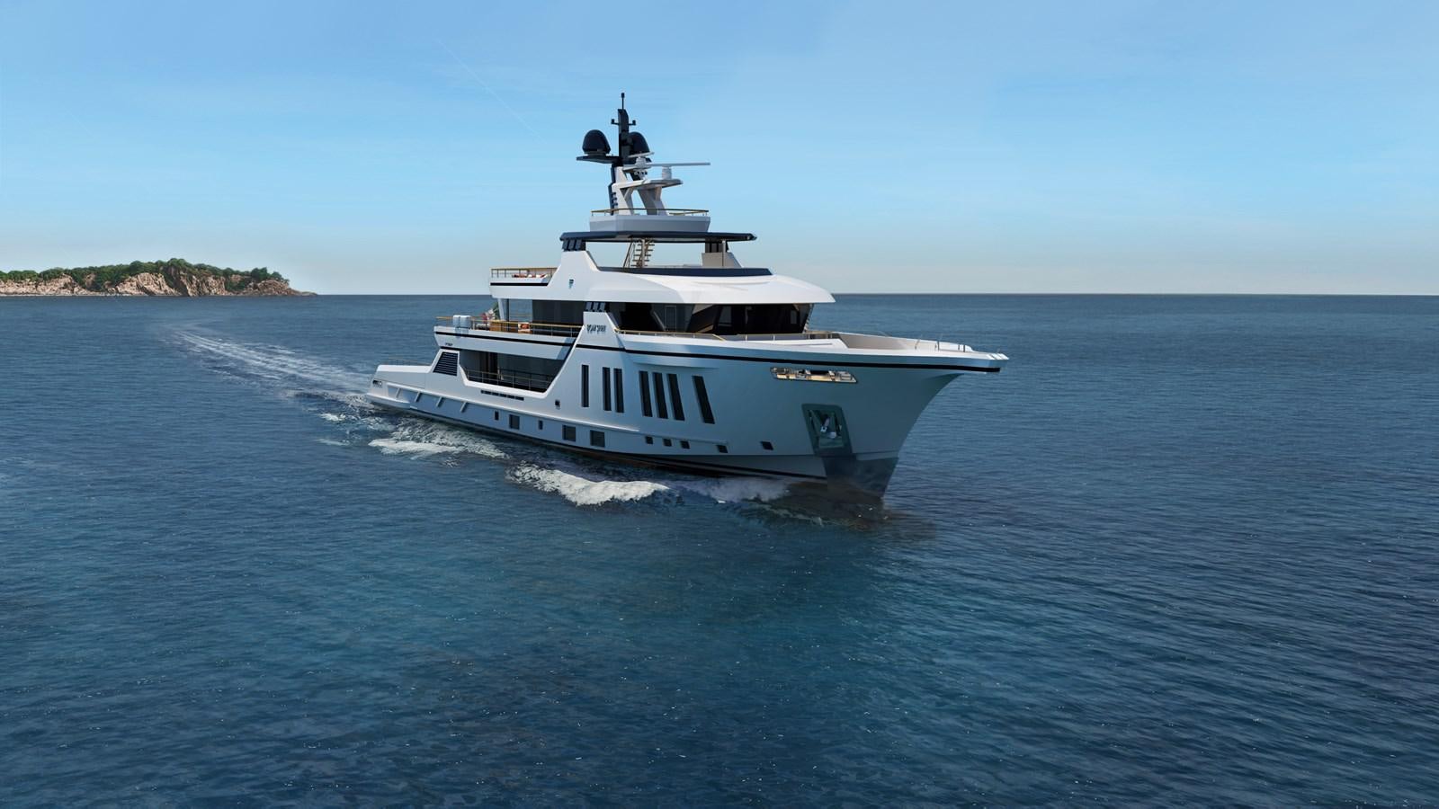 a boat on the water aboard BOW SPRIT Yacht for Sale