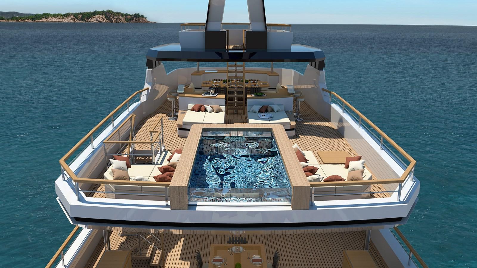 a boat on the water aboard BOW SPRIT Yacht for Sale