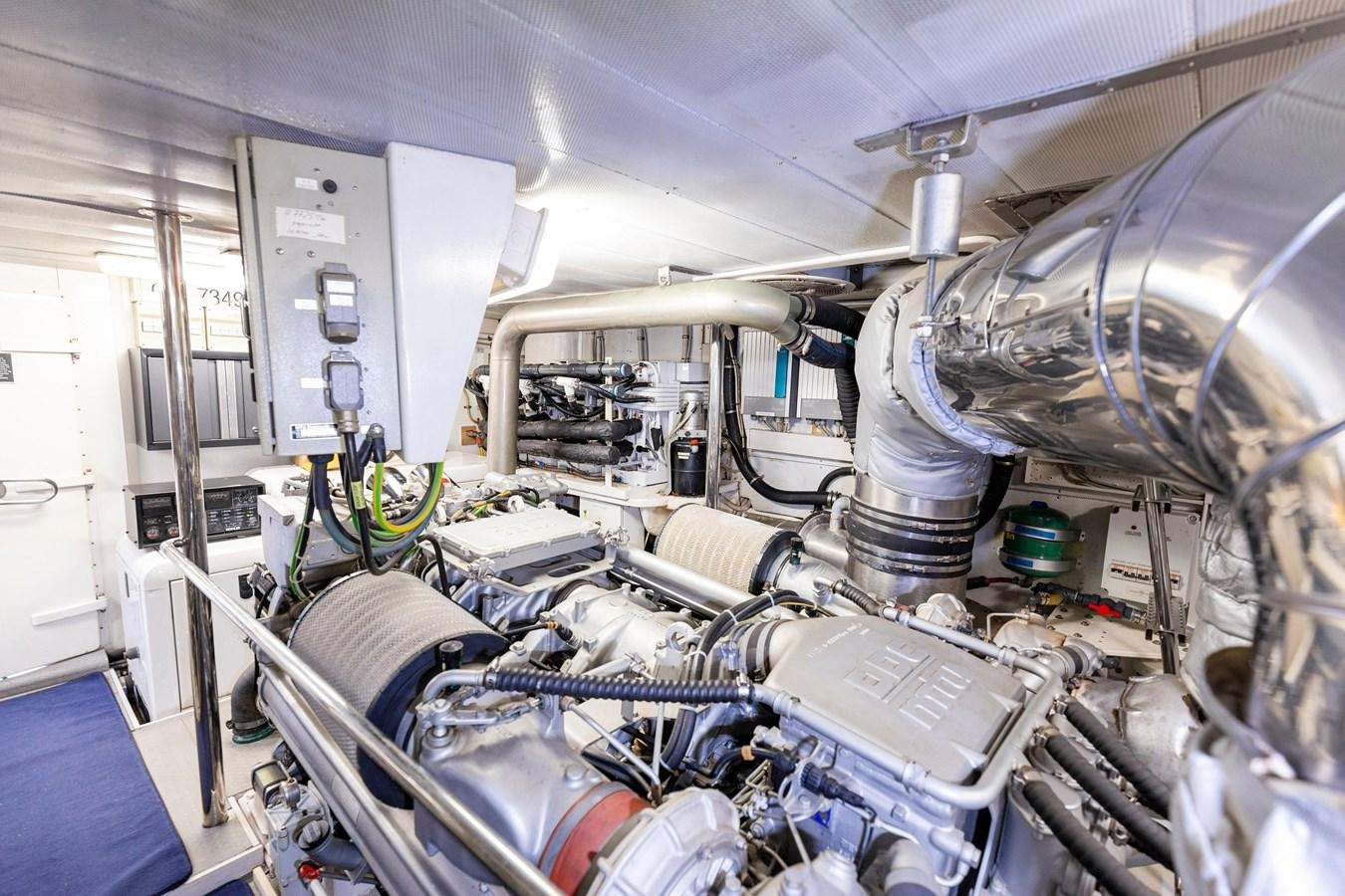 a close-up of a machine aboard STAMOS BIEN Yacht for Sale