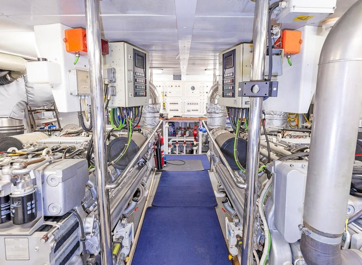 a room with machinery aboard STAMOS BIEN Yacht for Sale