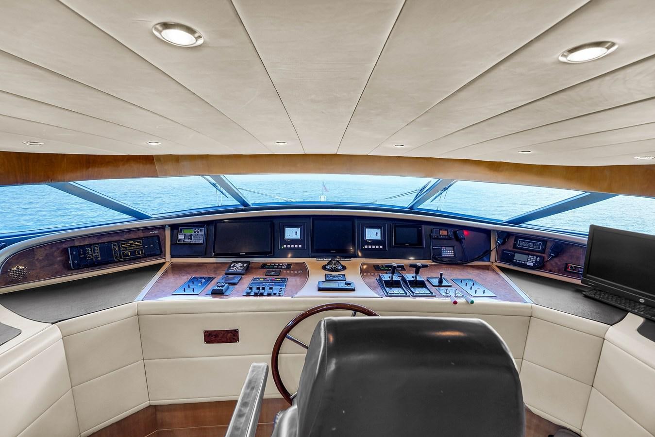 inside of a vehicle aboard STAMOS BIEN Yacht for Sale