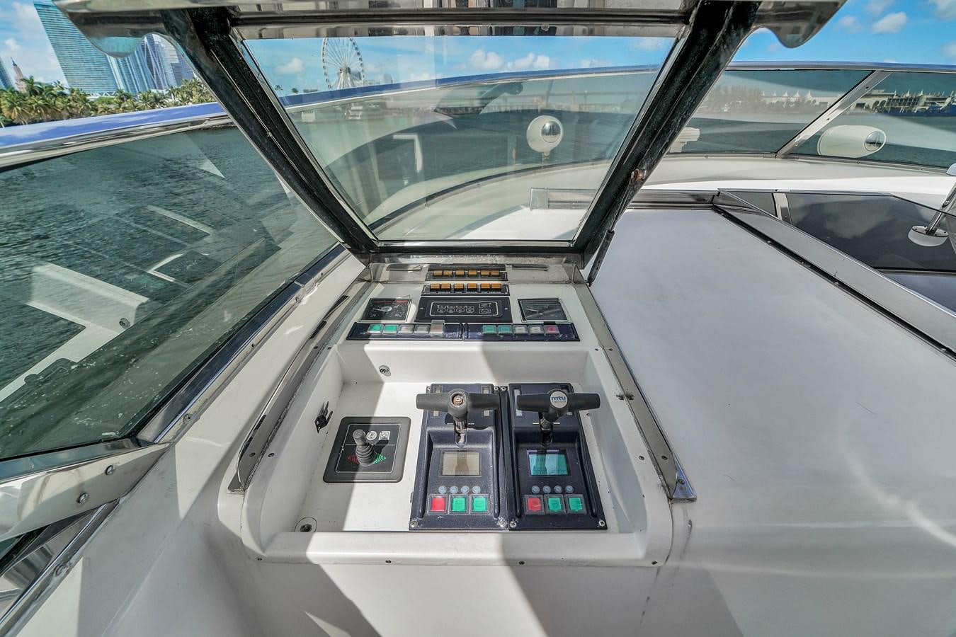 the inside of a car aboard STAMOS BIEN Yacht for Sale