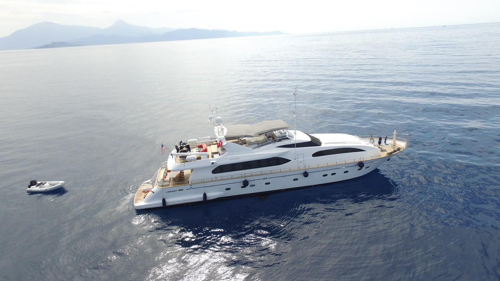 a boat in the water aboard MAGIC DREAM Yacht for Sale