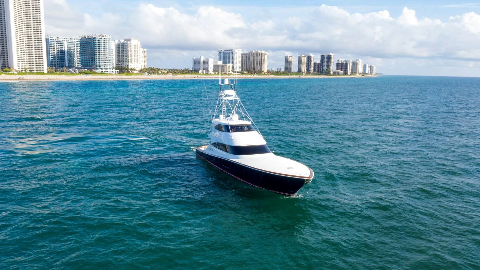 a boat in the water aboard SPECULATOR Yacht for Sale