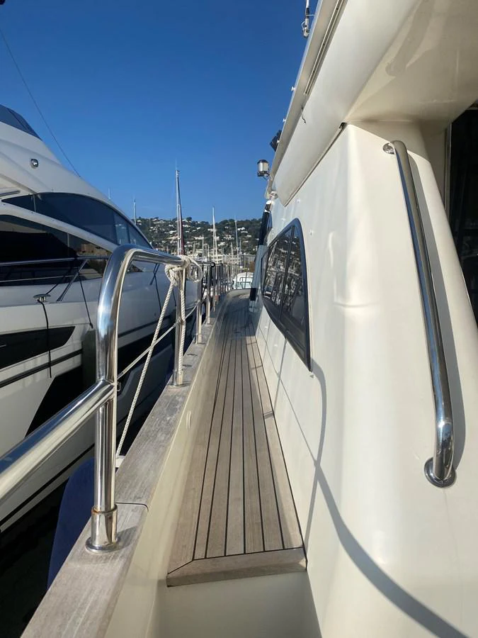 a train on the railway tracks aboard AMADEUS Yacht for Sale