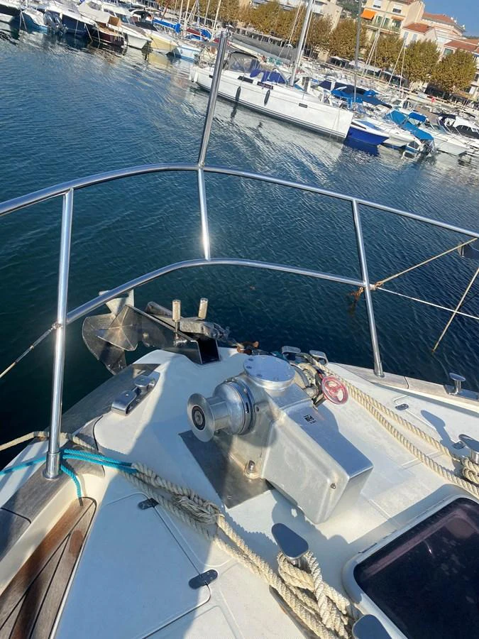 a boat on the water aboard AMADEUS Yacht for Sale