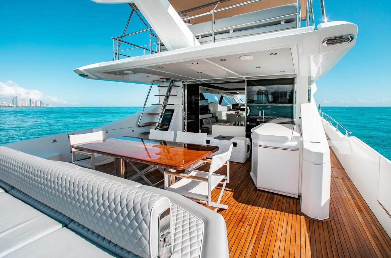 a boat on the water aboard ROLLING LOUD Yacht for Sale