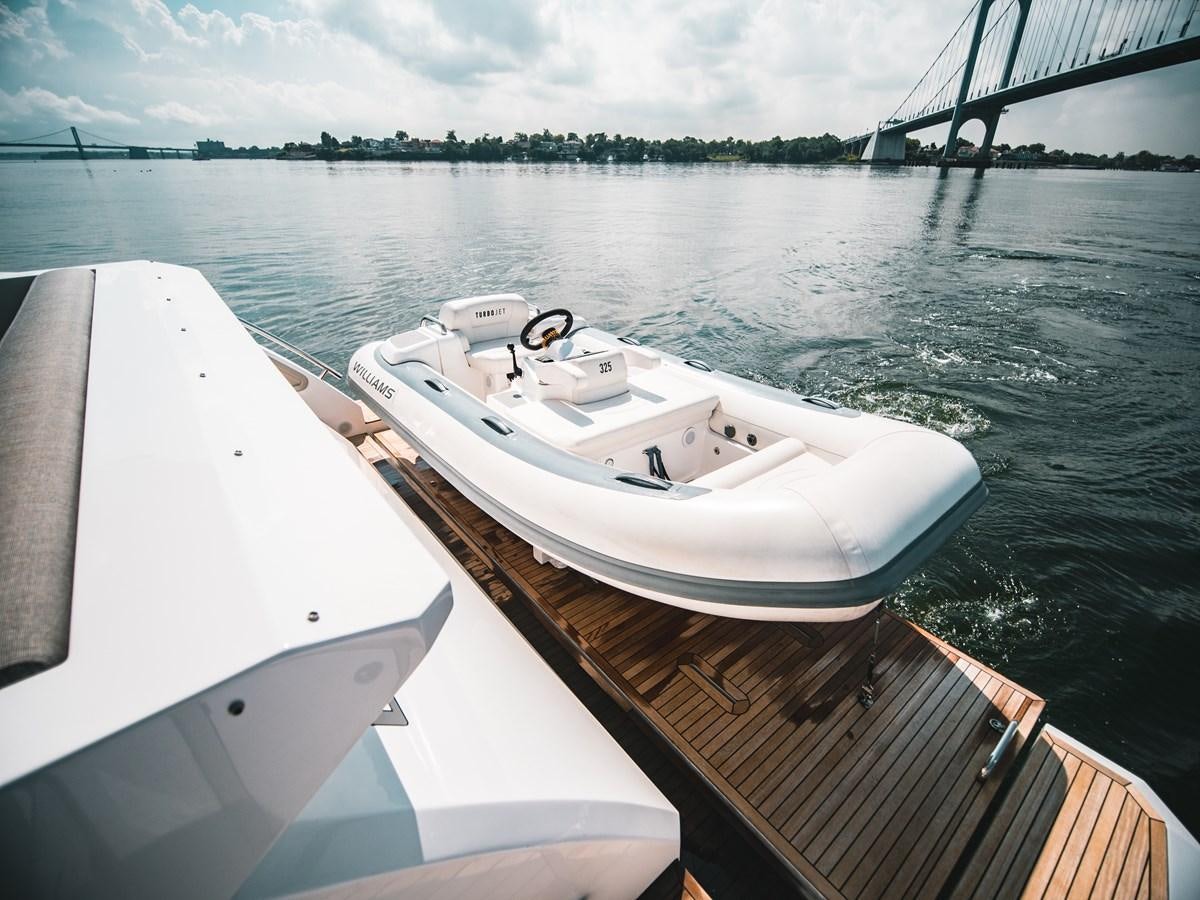 a boat on the water aboard EVADO Yacht for Sale