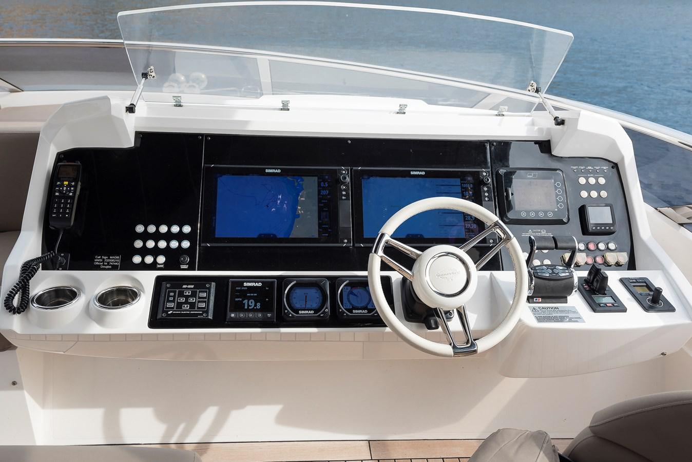 the cockpit of a plane aboard AFTER 8 II Yacht for Sale