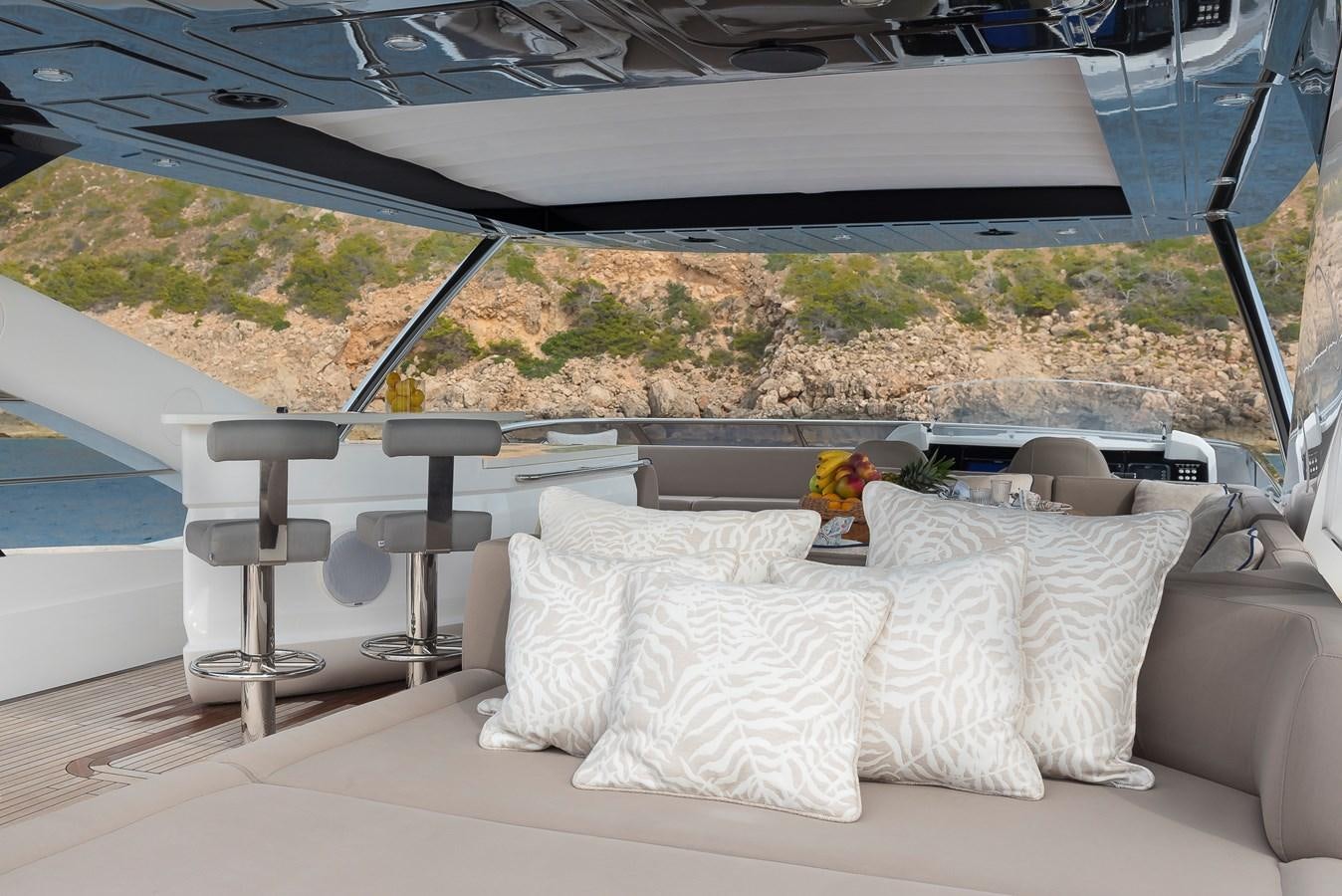a bed on a boat aboard AFTER 8 II Yacht for Sale